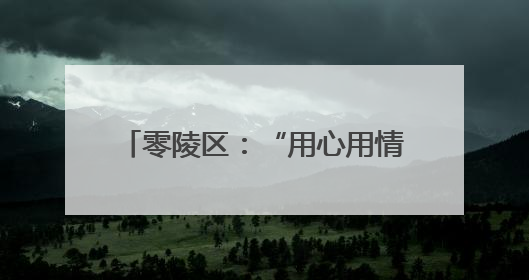 零陵区：“用心用情用力”绘就“中药香”特色小镇新画卷