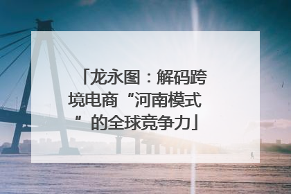 龙永图：解码跨境电商“河南模式”的全球竞争力