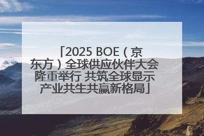 2025 BOE（京东方）全球供应伙伴大会隆重举行 共筑全球显示产业共生共赢新格局
