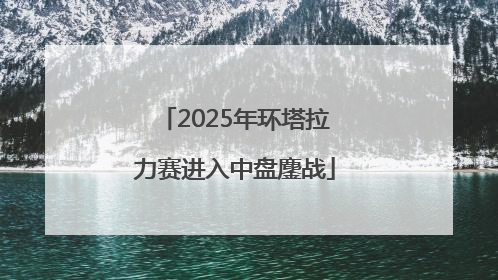 2025年环塔拉力赛进入中盘鏖战