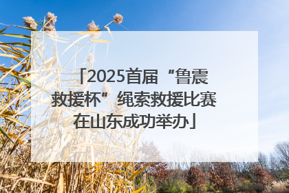 2025首届“鲁震救援杯”绳索救援比赛在山东成功举办