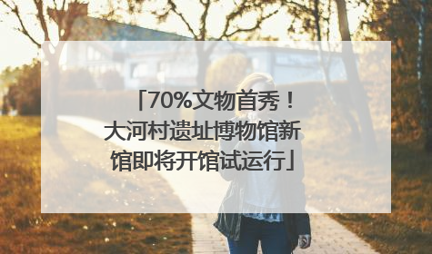 70%文物首秀！大河村遗址博物馆新馆即将开馆试运行