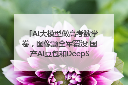 AI大模型做高考数学卷，图像题全军覆没 国产AI豆包和DeepSeek均得分144