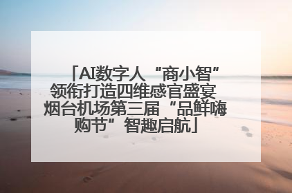 AI数字人“商小智”领衔打造四维感官盛宴 烟台机场第三届“品鲜嗨购节”智趣启航